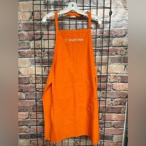 Walmart orange apron adult unisex one size